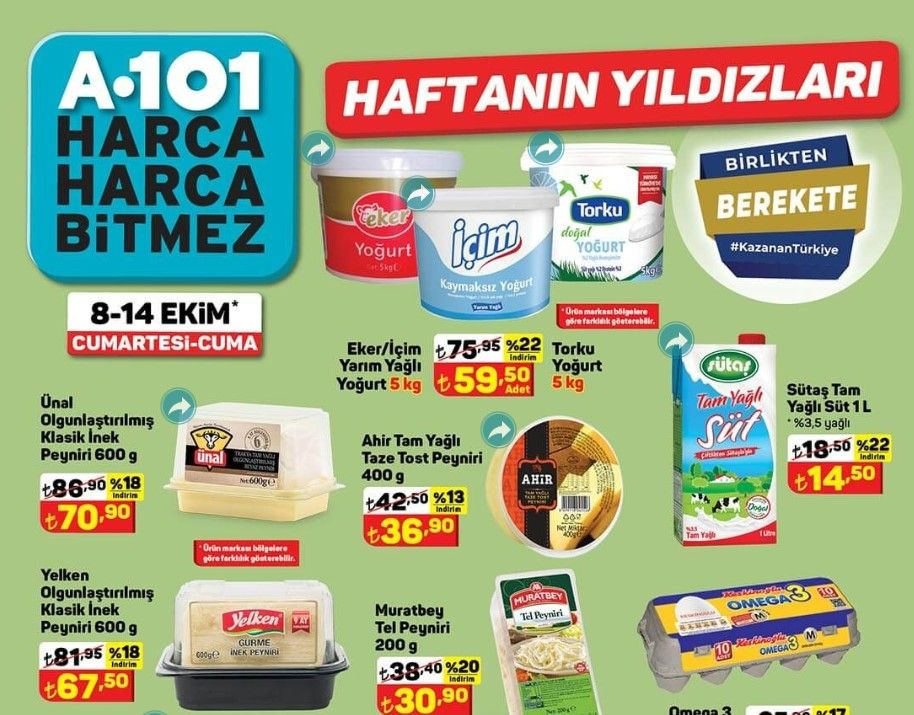 Alarmları kurun A101 indirim yağmuru başladı! Yüzde 22 indirimle 5 kilosu 59.50 liraya düştü 2