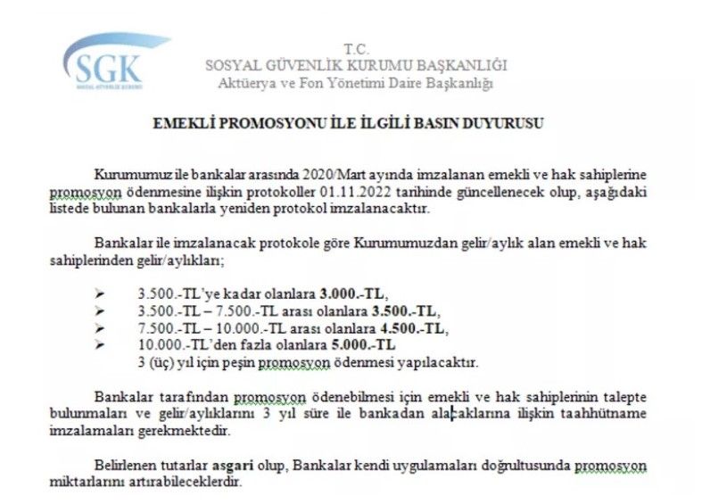 PTT'den emeklilere dev müjde PTT promosyon ödemesine tek kalemde 4.250 TL zam geldi 9