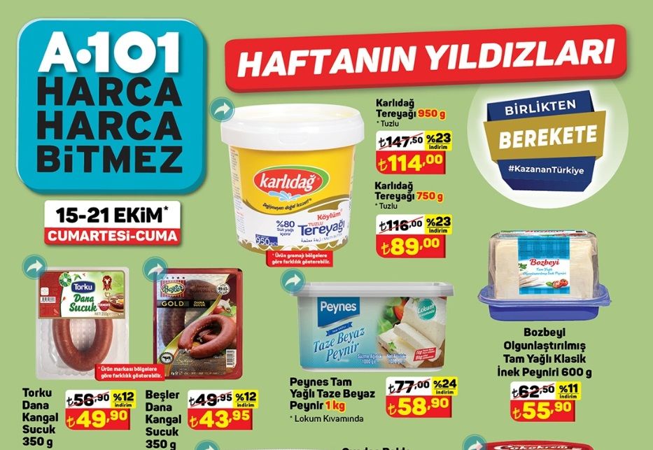 A101'den stoklarla sınırlı Haftanın Yıldızları indirimleri! Ayçiçek yağı bu fiyata düştü! 2