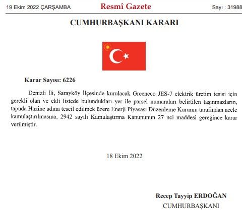 Cumhurbaşkanı Erdoğan imzaladı 9 ilde acele kamulaştırma kararı Resmi Gazete ile yayımlandı 7