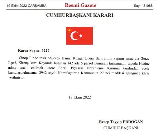 Cumhurbaşkanı Erdoğan imzaladı 9 ilde acele kamulaştırma kararı Resmi Gazete ile yayımlandı 8