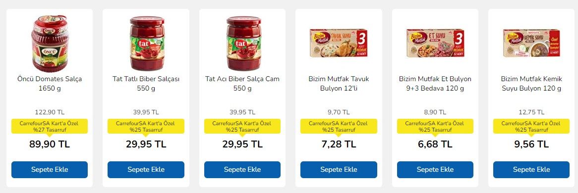 Carrefour çılgın fırsatlar kampanyası başladı Yudum ayçiçek yağı 79.95 lira düştü pirinç salça toz şeker un hepsi ucuzladı 4