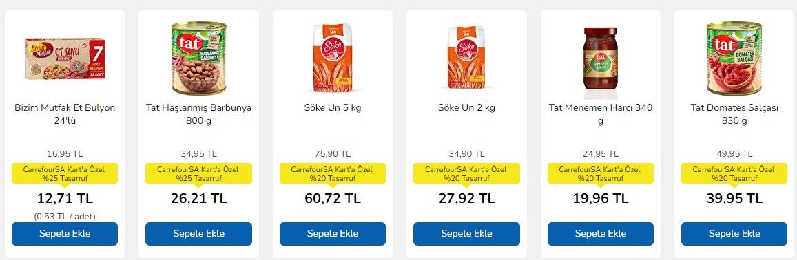 Carrefour çılgın fırsatlar kampanyası başladı Yudum ayçiçek yağı 79.95 lira düştü pirinç salça toz şeker un hepsi ucuzladı 5