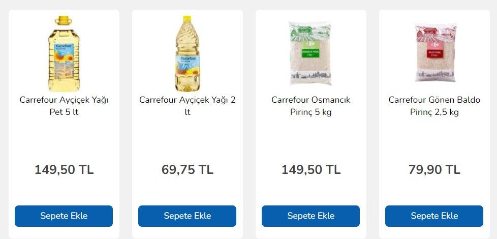 Carrefour çılgın 1 2 3 5 LT Ayçiçek yağı ve zeytinyağı indirimleri başladı 106.90 liraya kapanın elinde kalacak alan stok yapacak 4