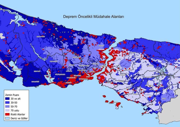 Kırmızı Eylem Planı açıklandı! İstanbul'da deprem riski yüksek mahalleler 4