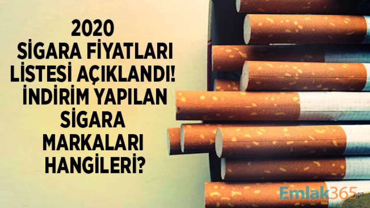 2020 Sigara Fiyatları Açıklandı! Sigara Fiyatlarına Zam Beklenirken 2 TL İndirim Müjdesi Geldi