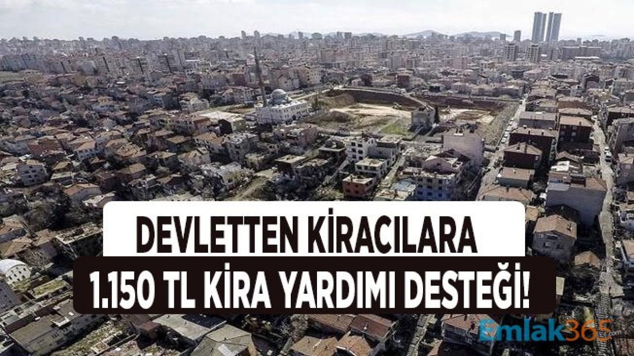 İllere Göre Kentsel Dönüşüm Kira Yardımı Rakamları 2020