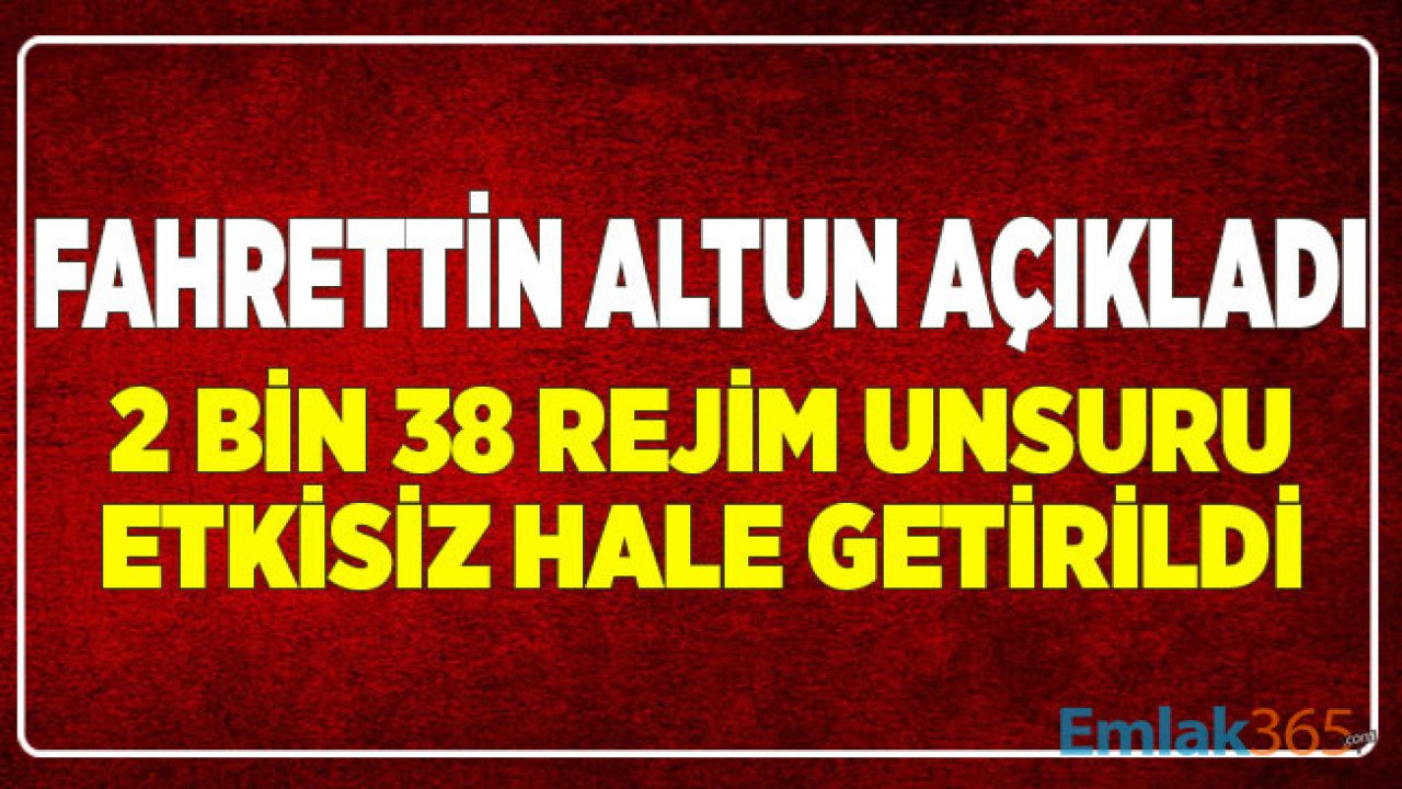 Fahrettin Altun Açıkladı: 2 Bin 38 Esed Rejim Unsuru Etkisiz Hale Getirildi