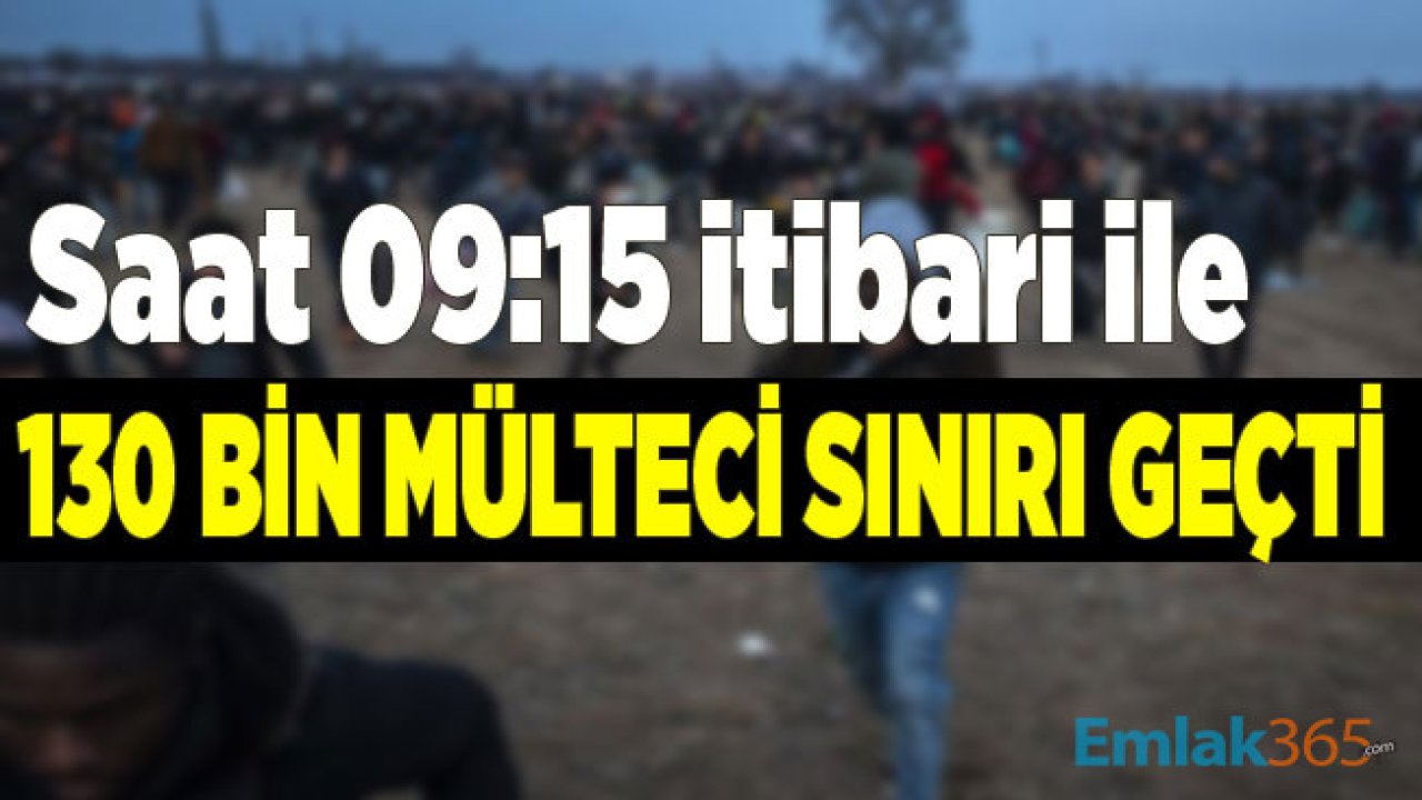 SON DAKİKA: İçişleri Bakanı Süleyman Soylu Tarafından Sınırdan Geçen Toplam Suriyeli Mülteci ve Göçmen Sayısı Açıklandı!