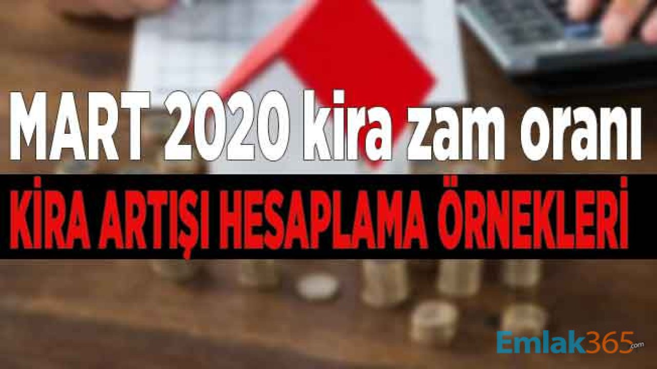 Kalem Kalem Mart Ayı Kira Artışı 2020 Hesaplama