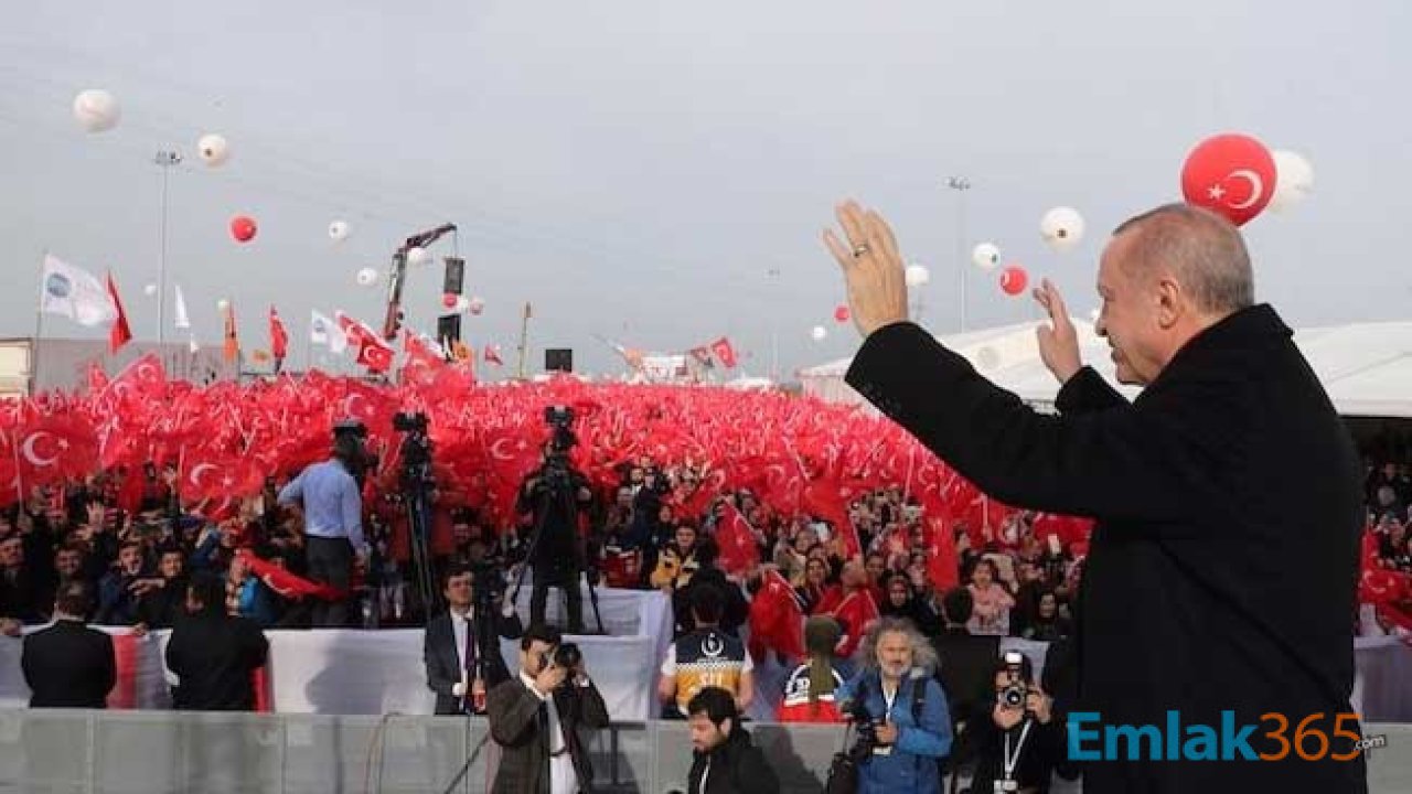 Cumhurbaşkanı Erdoğan'dan Kanal İstanbul İhale Tarihi Açıklaması: Birileri İstemese De Yapacağız!