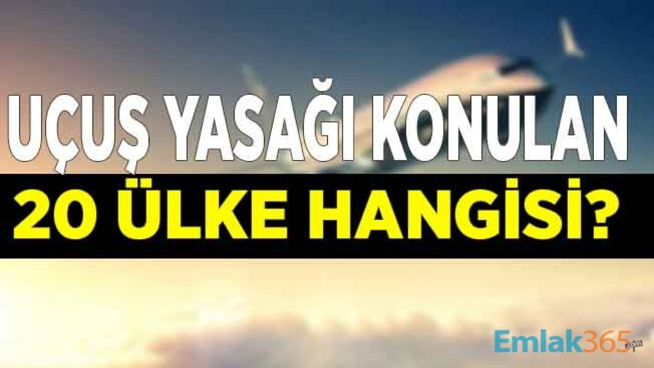 Son Dakika: Uçuş Yasağı Uygulanan Ülke Sayısı 20 Oldu! Türkiye'de Uçak Seferleri İptal Edilen Ülkeler Hangileri?