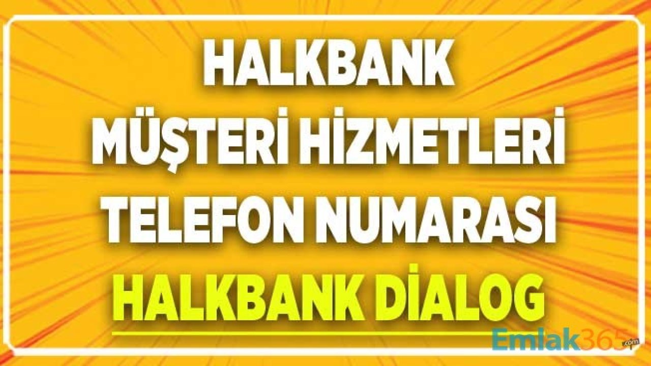 Halkbank Müşteri Hizmetleri Telefon Numarası 2020! Halkbank Dialog Direk Bağlanma