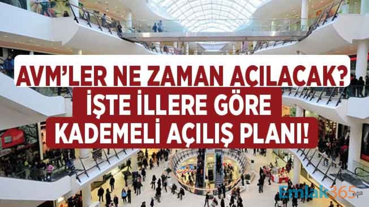 Şehirlere Göre Alışveriş Merkezleri Ne Zaman Açılacak? Kademeli Açılış Planı!