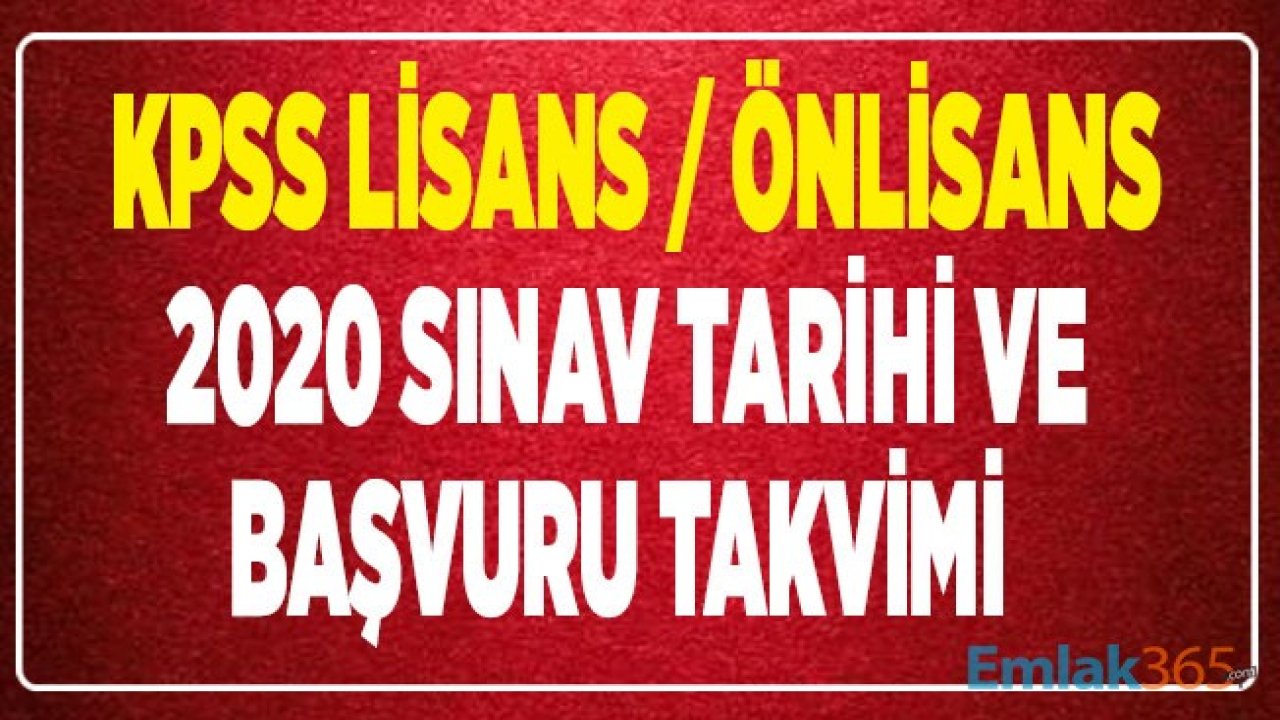 2020 KPSS Lisans ve Önlisans Başvuruları Ne Zaman? Devlet Memuru Olmak İsteyenler İçin Başvuru Tarihi Açıklandı!