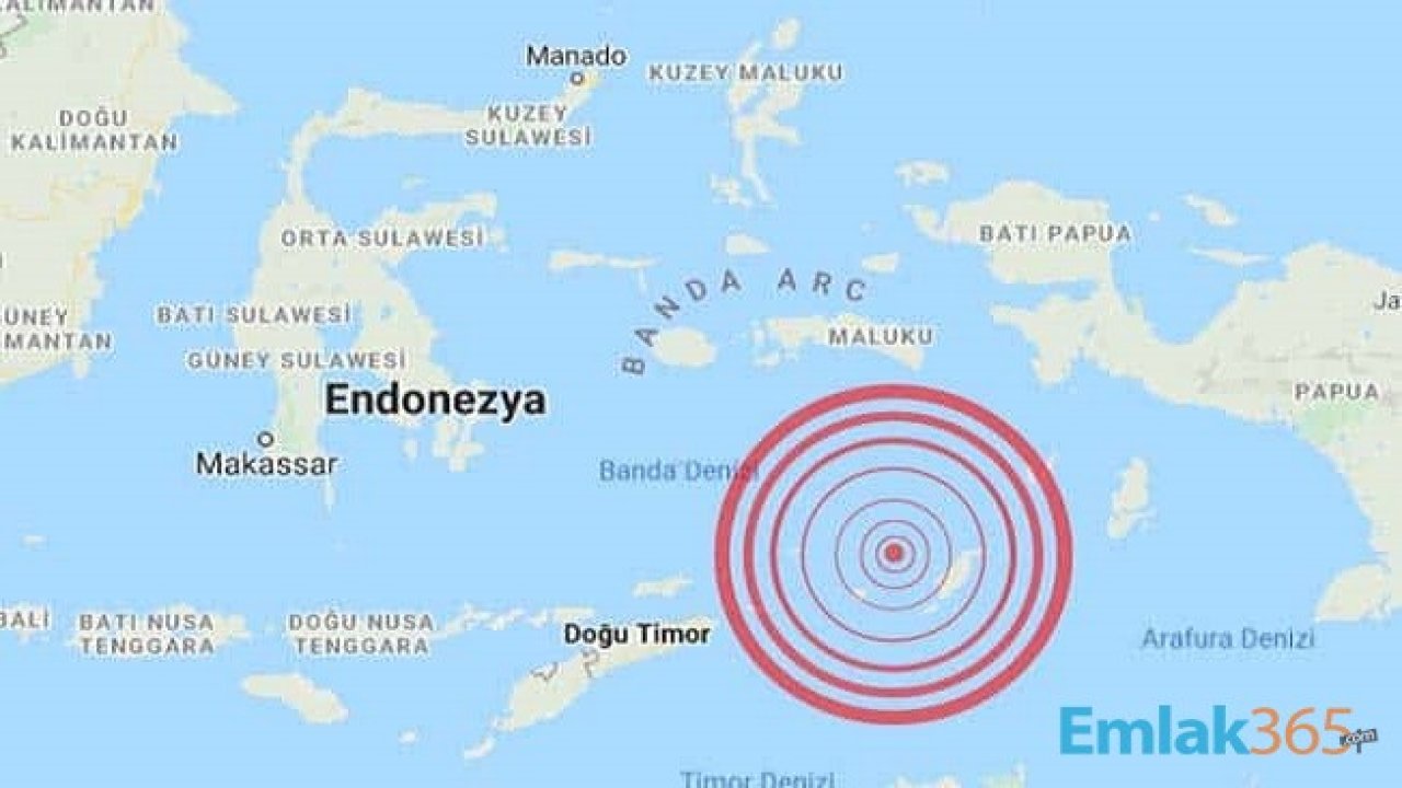 Endonezya'da 7.3 Şiddetinde Korkutan Deprem!