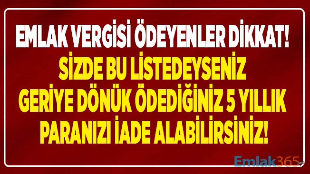 Emlak Vergisi Son Ödeme Tarihi Doluyor! Tek Evi Olanlar, Emekliler, Ev Hanımları Kimlere Vergi Muafiyeti Var, Ödemeler Ertelenecek Mi?