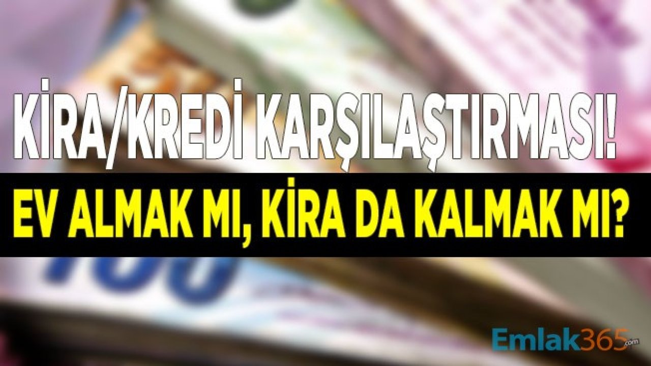 Kiracılar Dikkat! 1 Sene Ertelemeli Kredi Kullanarak Ev Almak Mı, Kirada Kalmak Mı Daha Mantıklı? İşte Kira / Kredi Karşılaştırması