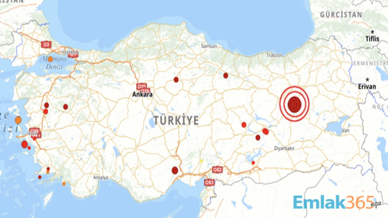 Bingöl Yine Beşik Gibi Sallandı! Bu Sabah 5.6 Büyüklüğünde Artçı Deprem Meydana Geldi!