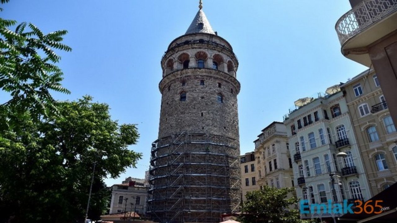 Kültür ve Turizm Bakanı Mehmet Nuri Ersoy Açıkladı! Galata Kulesi'nde Restorasyon Çalışmaları Durduruldu!