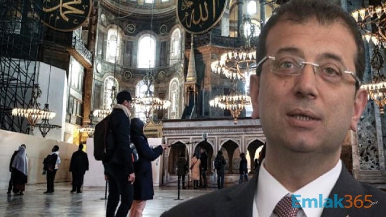 Ekrem İmamoğlu'ndan İlk Ayasofya Açıklaması: Milyonlarca İşsizin Derdine Çare Olacaksa Sonuna Kadar Arkasındayım!