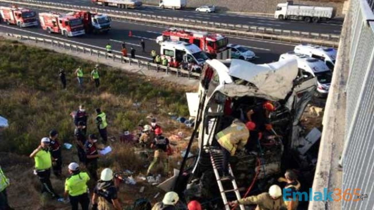 SON DAKİKA.. İstanbul'da Yoldan Çıkan Otobüs Kaza Yaptı! Ölü ve Yaralılar Var