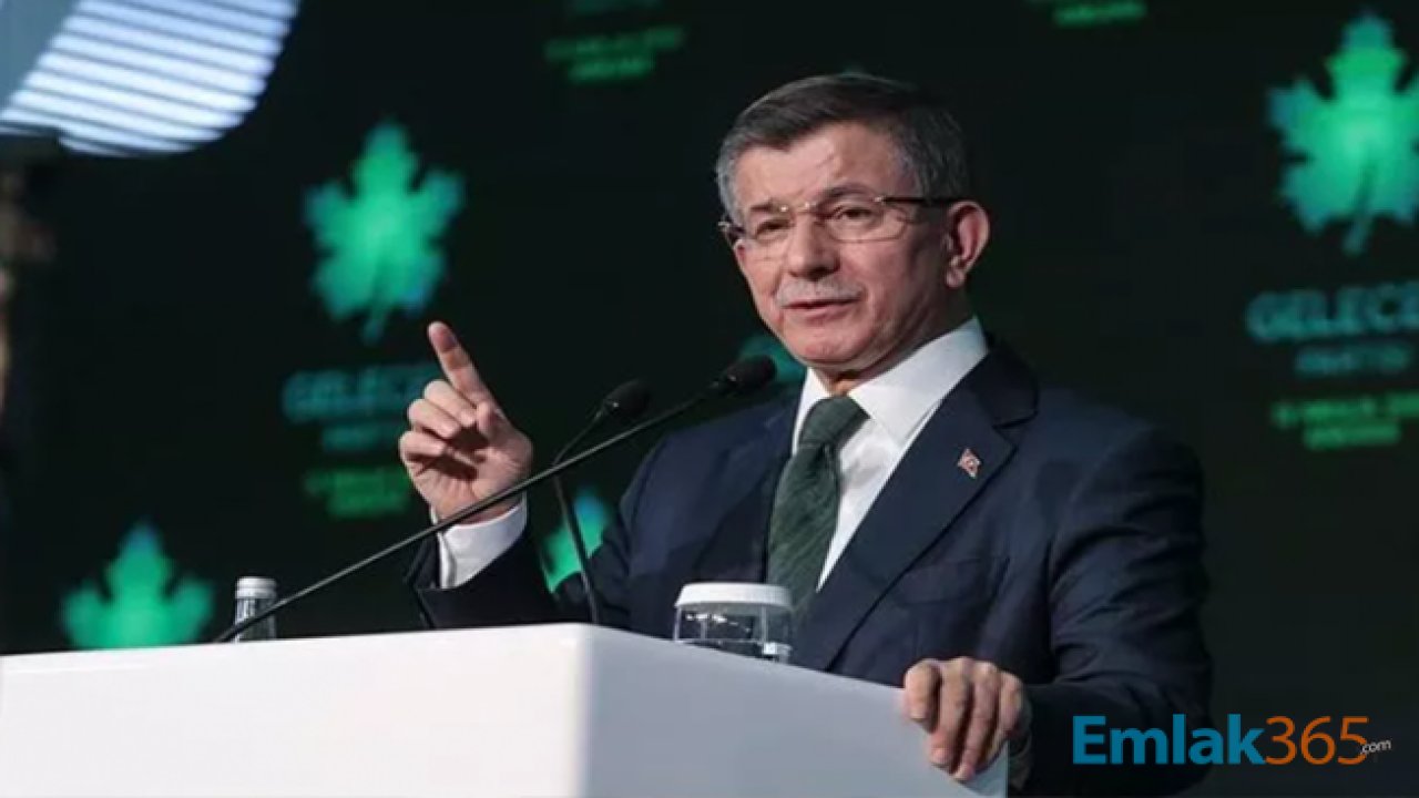 Gelecek Partisi Genel Başkanı Ahmet Davutoğlu'ndan Çok Sert Kanal İstanbul Açıklaması!