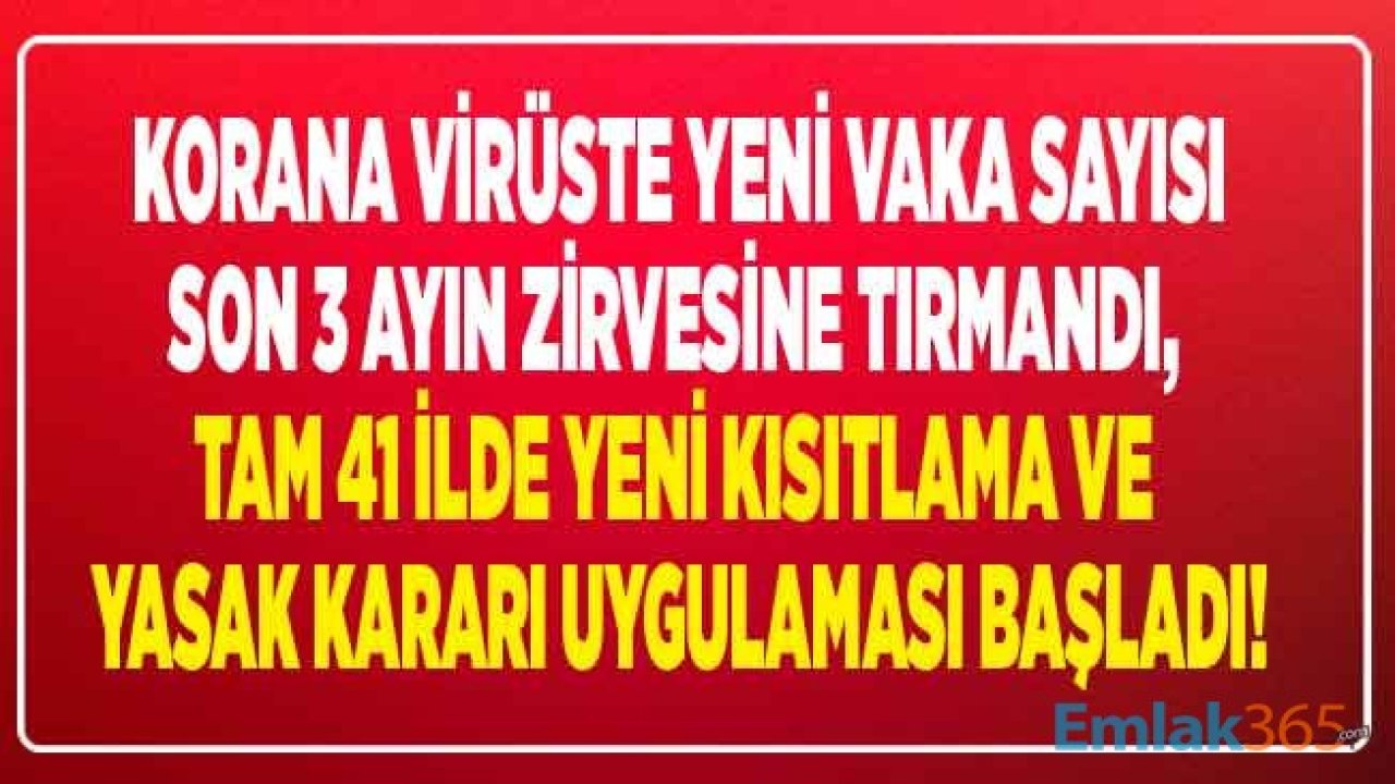 SON DAKİKA: 65 Yaş Üstü Yasakları Geri Geldi! 65 Yaş Üstüne Sokağa Çıkma Yasağı Son Durum Ne, Hangi İllerde Kısıtlama Var?