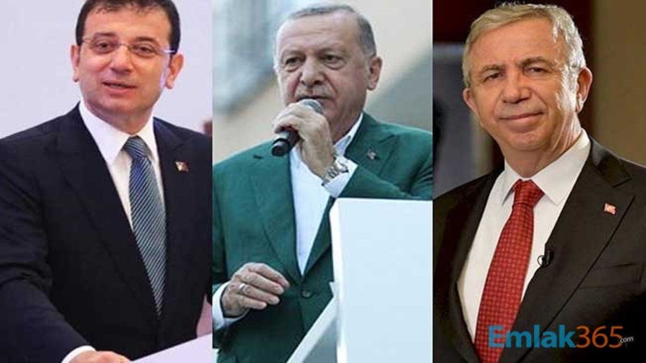 Erdoğan-İmamoğlu, Erdoğan-Yavaş, Erdoğan-Akşener ve Erdoğan-Gül, Cumhurbaşkanlığı Seçim Anketi Sonuçları