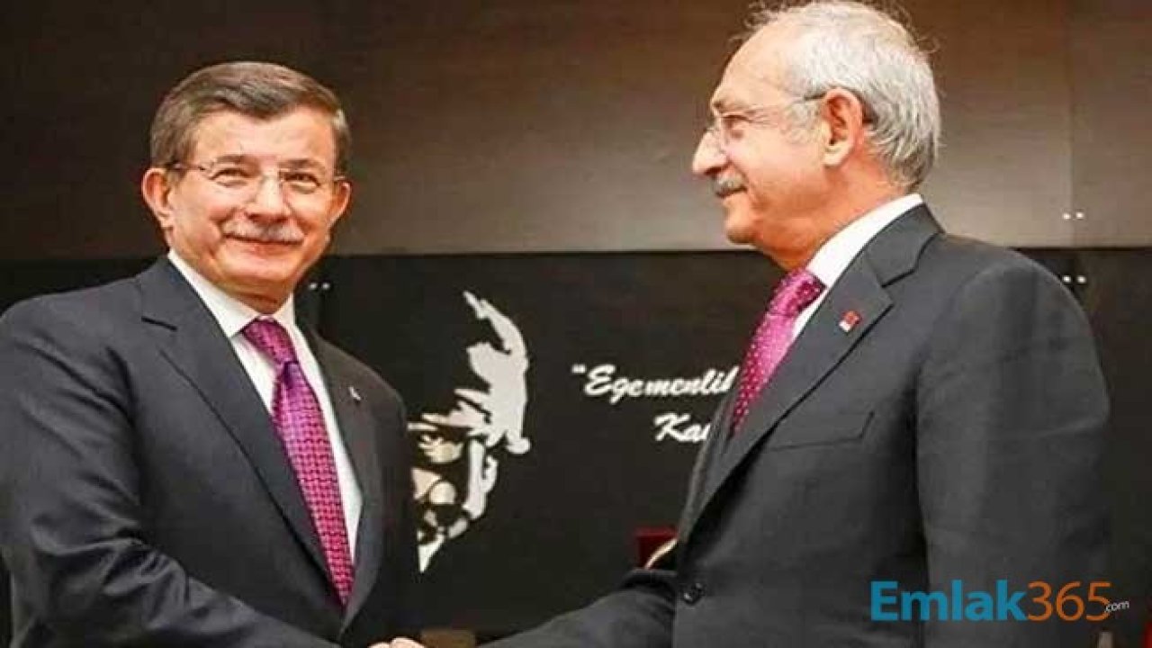 Ahmet Davutoğlu ve Kemal Kılıçdaroğlu Görüşmesinden Sonra İttifak Açıklaması