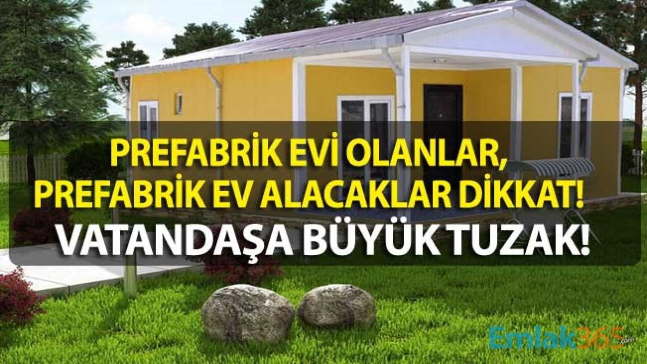 Hırsızlar Prefabrik Ev Peşinde! Çalınan Evler Ucuz 2.El Prefabrik Ev Konteyner Olarak Satılıyor