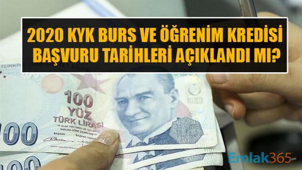 Milyonlarca Öğrenci Merak Ediyor? 2020 KYK Burs Ve Öğrenim Kredisi Başvuru Tarihleri Açıklandı Mı?