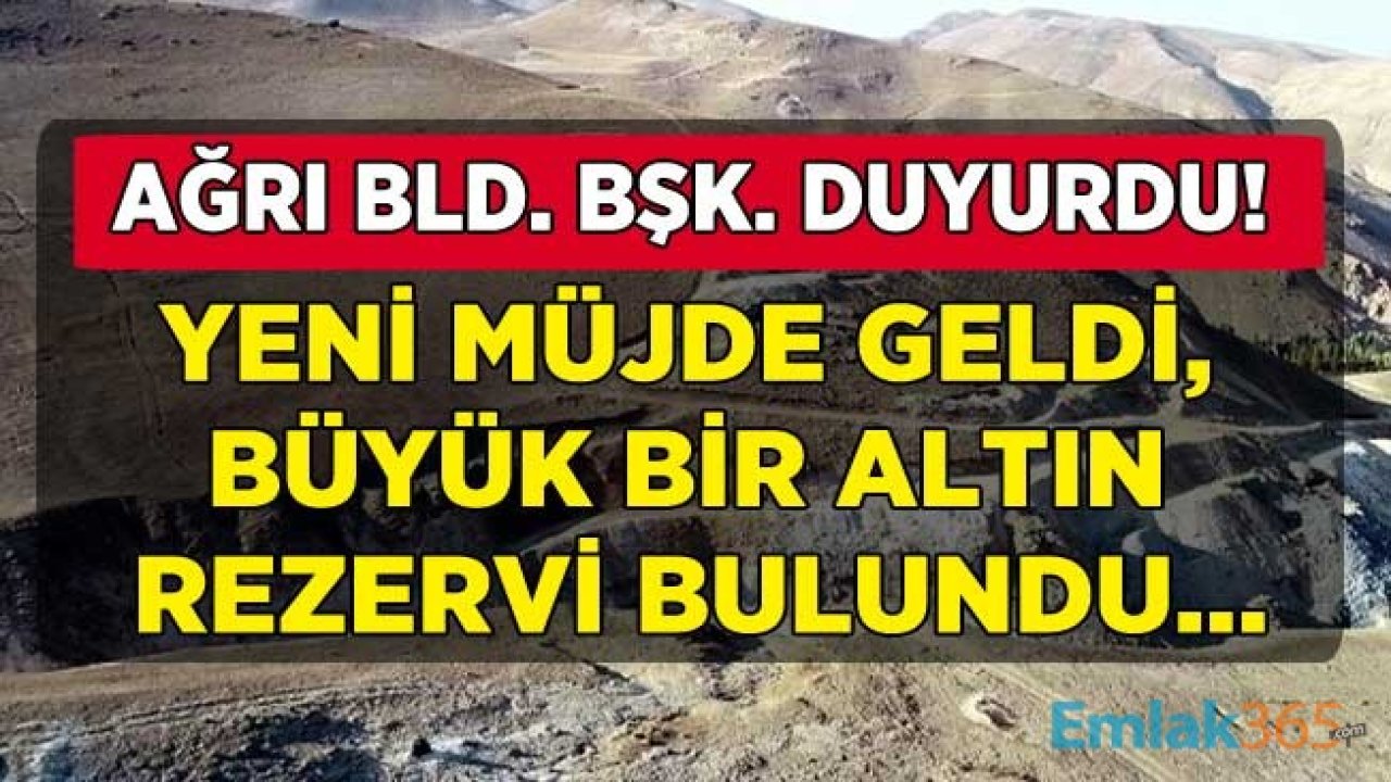 Ağrı Belediye Başkanı Savcı Sayan: Diyadin İlçesinde Büyük Bir Altın Rezervi Bulduk!