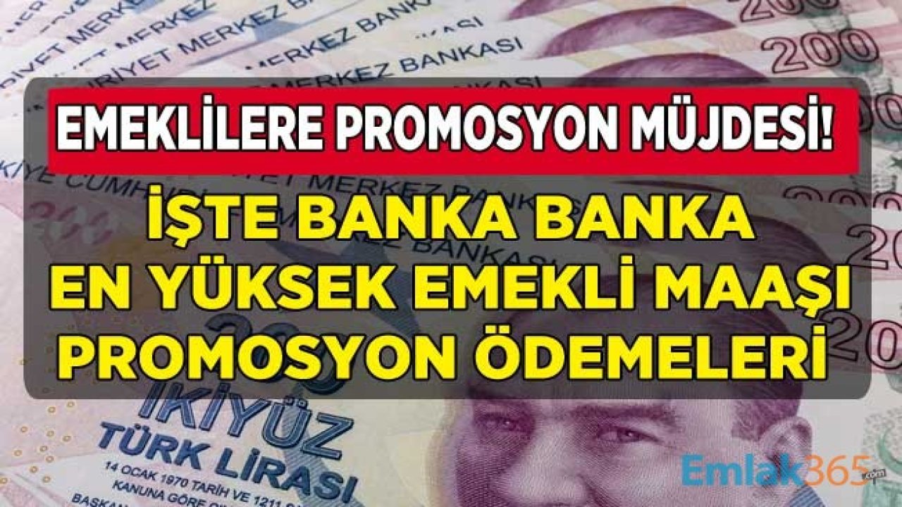 Emeklilere Promosyon Müjdesi: Emekli Maaş Promosyonu 1.500 TL'ye Yükseldi! Yapı Kredi, Ziraat, Halkbank, Vakıfbank, Garanti, TEB