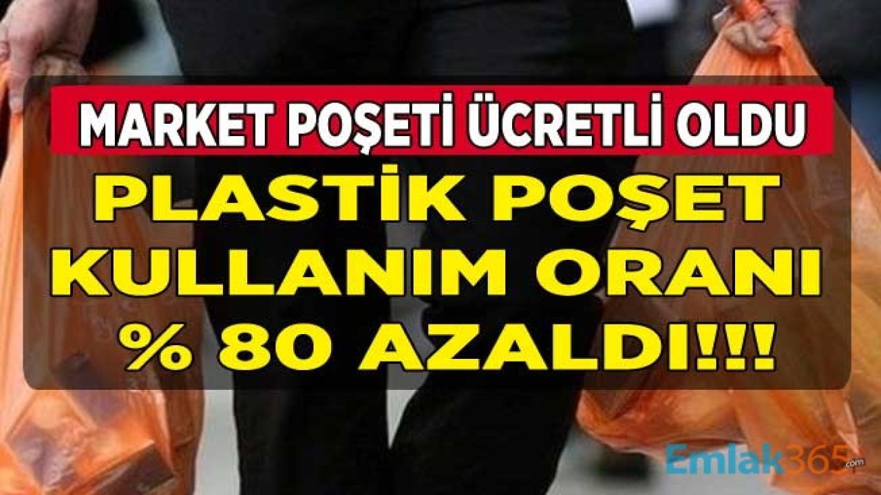 Market Poşetleri Paralı Oldu, Plastik Poşet Kullanımı Yüzde 80 Azaldı!