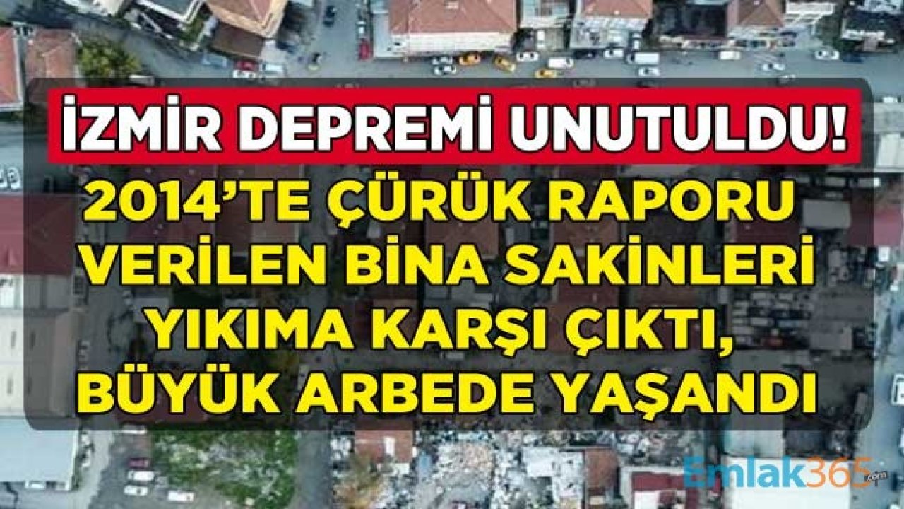 İzmir Depremi Unutuldu: 6 Senedir Riskli Yapı Raporu Olan Bina Yıkımı Esnasında Daire Sahipleri Yıkıma Karşı Çıktı, Arbede Yaşandı!