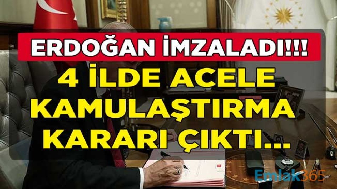 Ankara, Eksişehir, Manisa ve Zonguldak İçin Acele Kamulaştırma Kararı Resmi Gazete İle Yayımlandı!