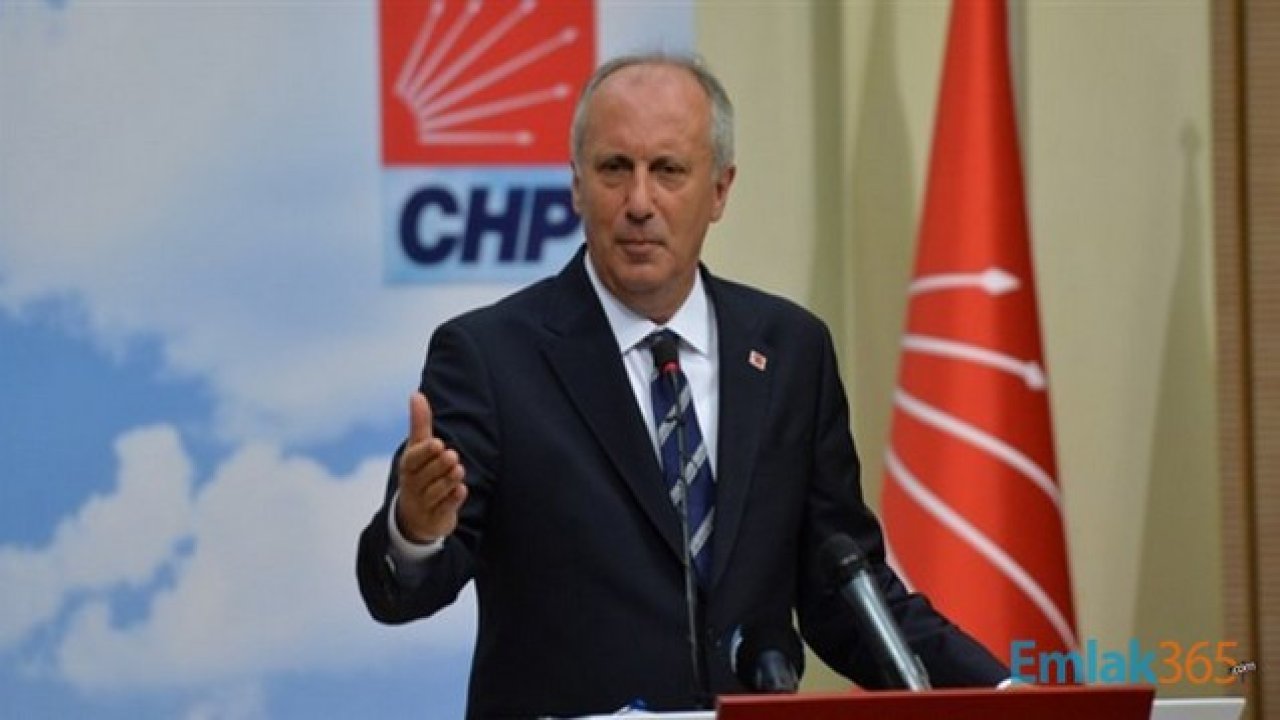 Muharrem İnce Açıkladı: "Yeni Partimize CHP'den Milletvekilleri Katılacak!"