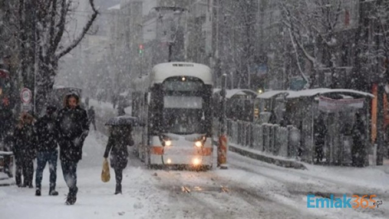 Son Dakika! Meteoroloji Kar Yağışı Beklenen 13 İli Açıkladı!