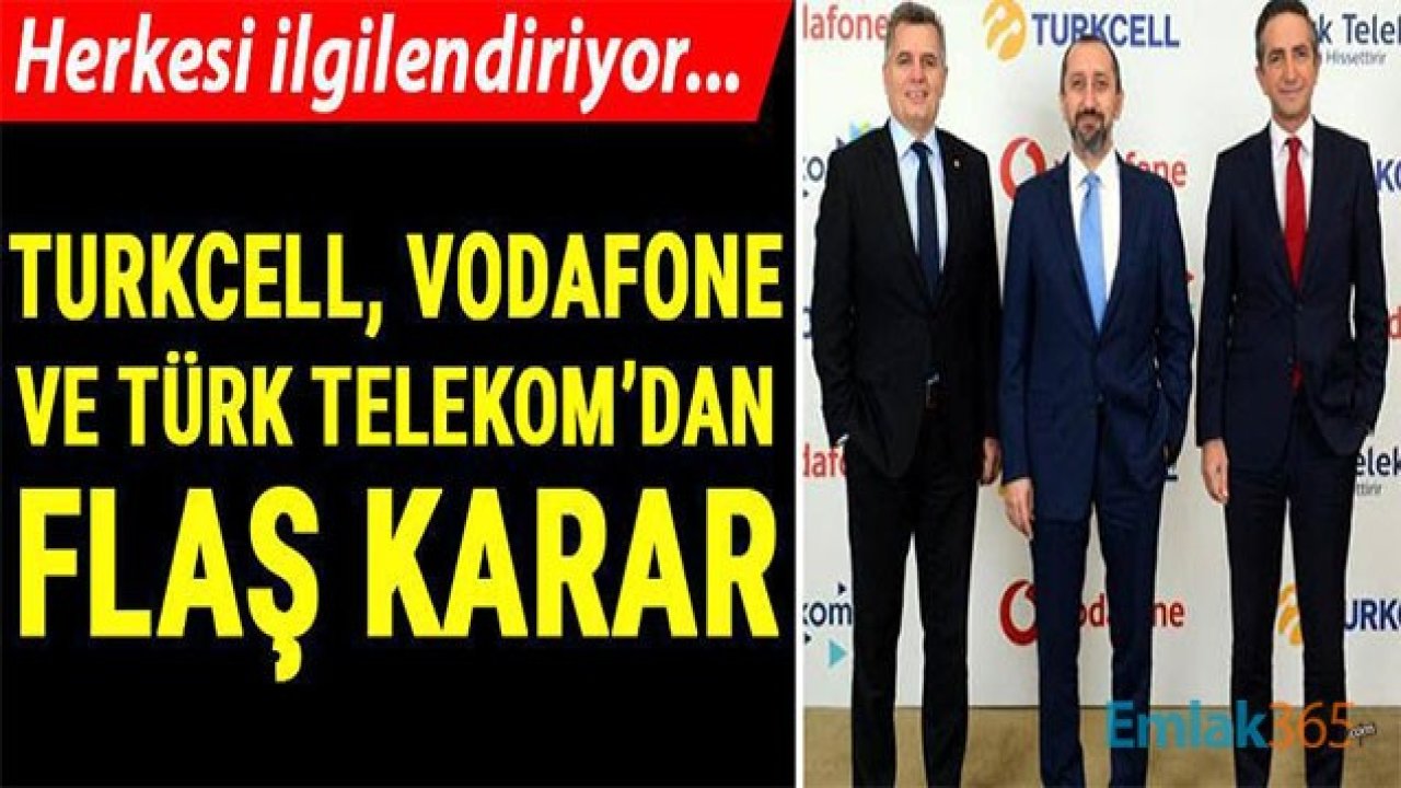 Turkcell, Türk Telekom Ve Vodafone Anlaştı! Artık Ücretsiz Olacak, İnternet Kotası Harcanmayacak!