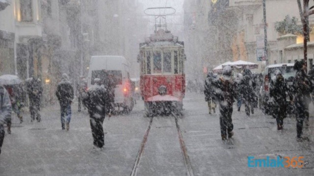 İstanbul'da Kar Yağışı Sürecek Mi? Meteoroloji Bugün Kar Yağışı Beklenen Yerleri Duyurdu!