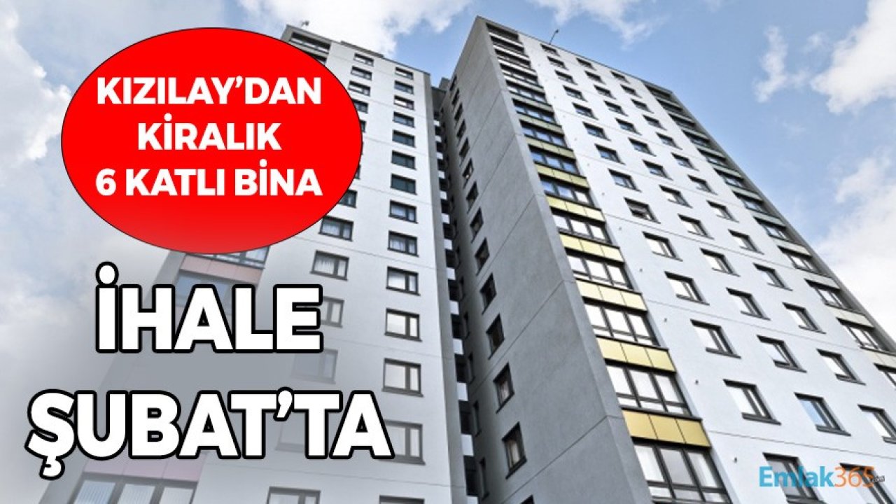 Türk Kızılayı Antalya'da 6 Katlı Binayı 10 Yıllığına Kiraya Verecek