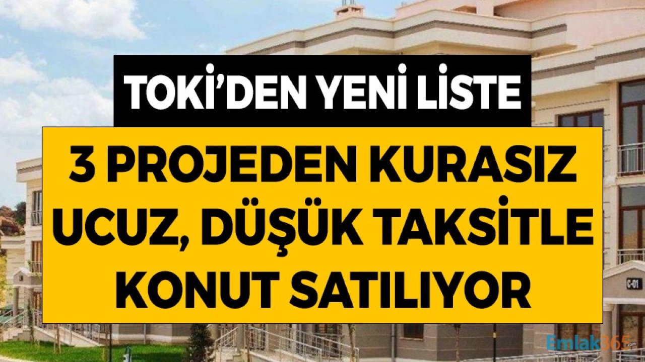 TOKİ'den Ankaralılara Kurasız Ucuz Konut Müjdesi! 3 Projeden 151 Ev Taksitle Satışta