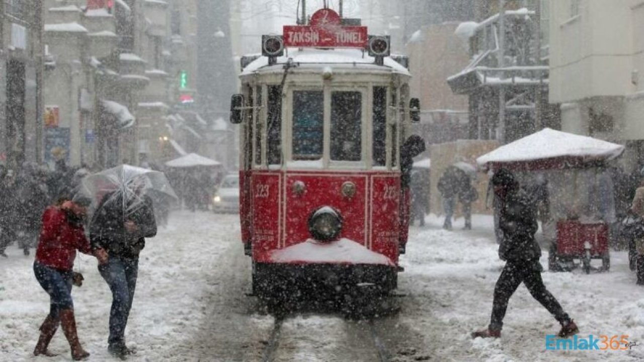 Yoğun Kar Yağışı Başlıyor! Meteoroloji Saat Vererek Bölge Bölge Uyardı! İstanbul'a Kar Yağacak Mı?