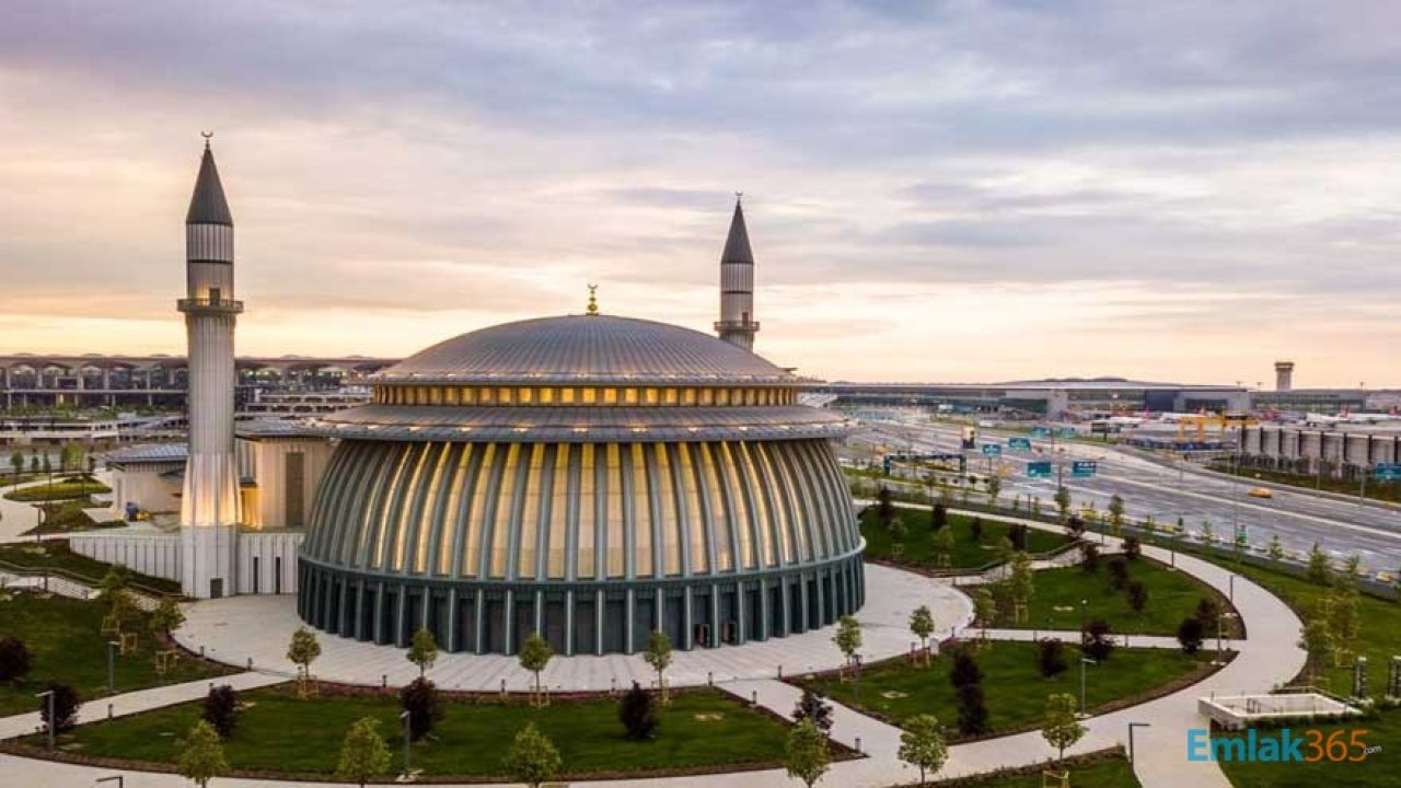 İstanbul Havalimanı Camii İçin İsim Tabelası Asıldı: Ali Kuşçu Cami-i Şerifi