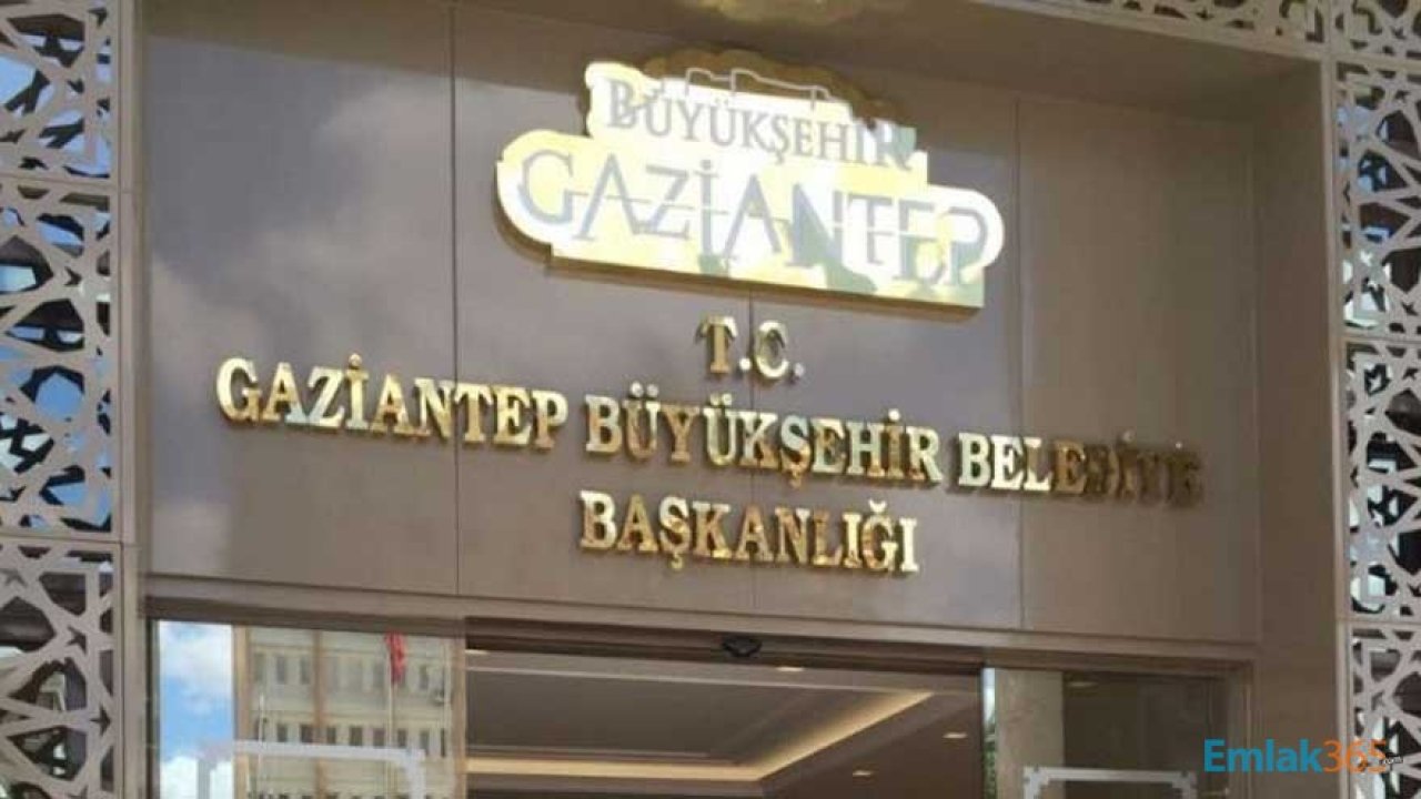 Gaziantep Büyükşehir Belediyesi Satılık Arsa İhalesi Yayımlandı!