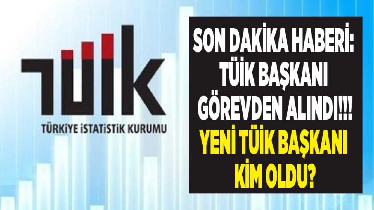 Son Dakika Haberi: TÜİK Başkanı Muhammed Cahit Şirin Görevinden Alındı! Yeni Başkan Kim Oldu?