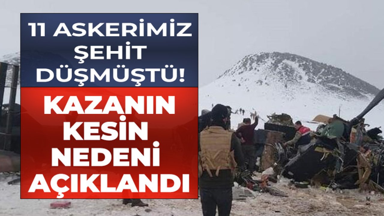 Son Dakika Açıklaması Geldi: Bitlis'te Askeri Helikopter Neden Düştü?