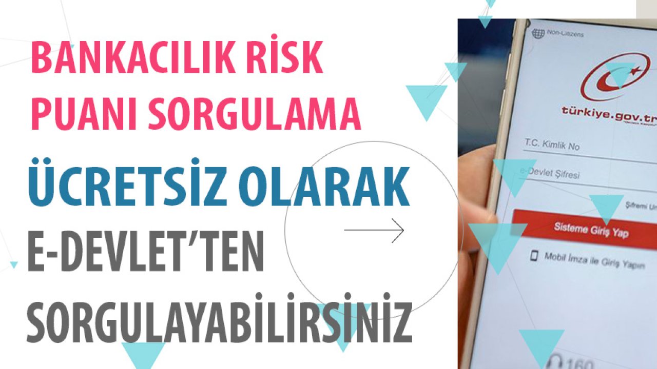 Bankacılık Risk Puanı Sorgulama! e-Devlet Linki