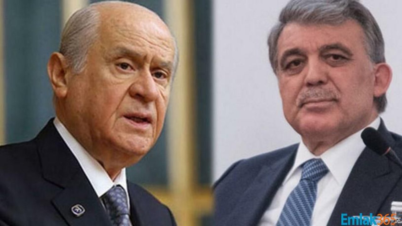 Devlet Bahçeli'nin Sert Açıklamasına Abdullah Gül'den Cevap Geldi!